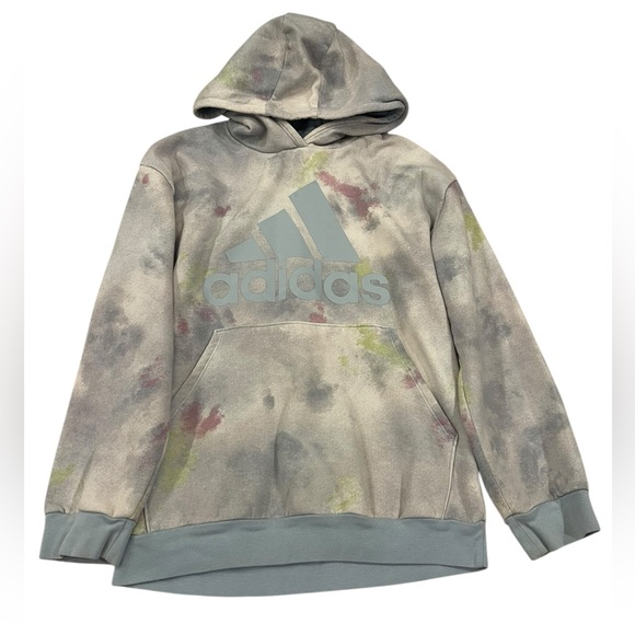 Adidas Girls Tie-Dye Hoodie Size XL - Picture 2 of 5